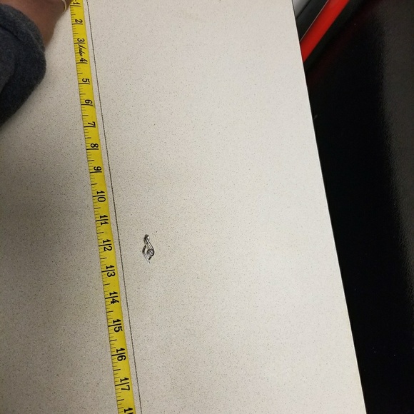 KAY JEWELERS 10K gold diamond 925 sterling silver necklace - Picture 3 of 4